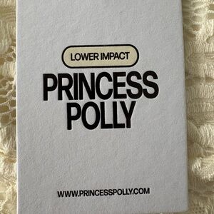 Princess Polly Cream Lace-Trim Slip with White Label
